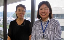 Two women involved in the program